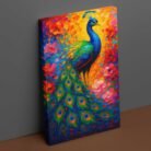peacock wall painting canvas 20254