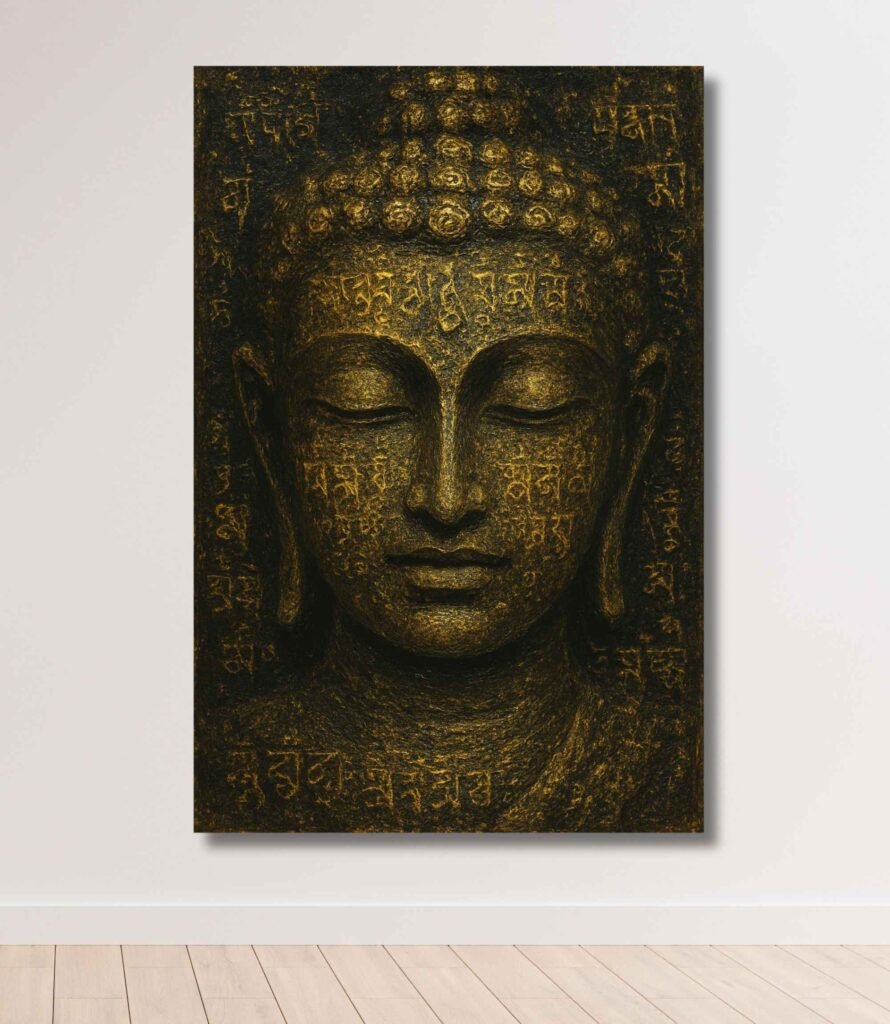 royal buddha canvas painting 2