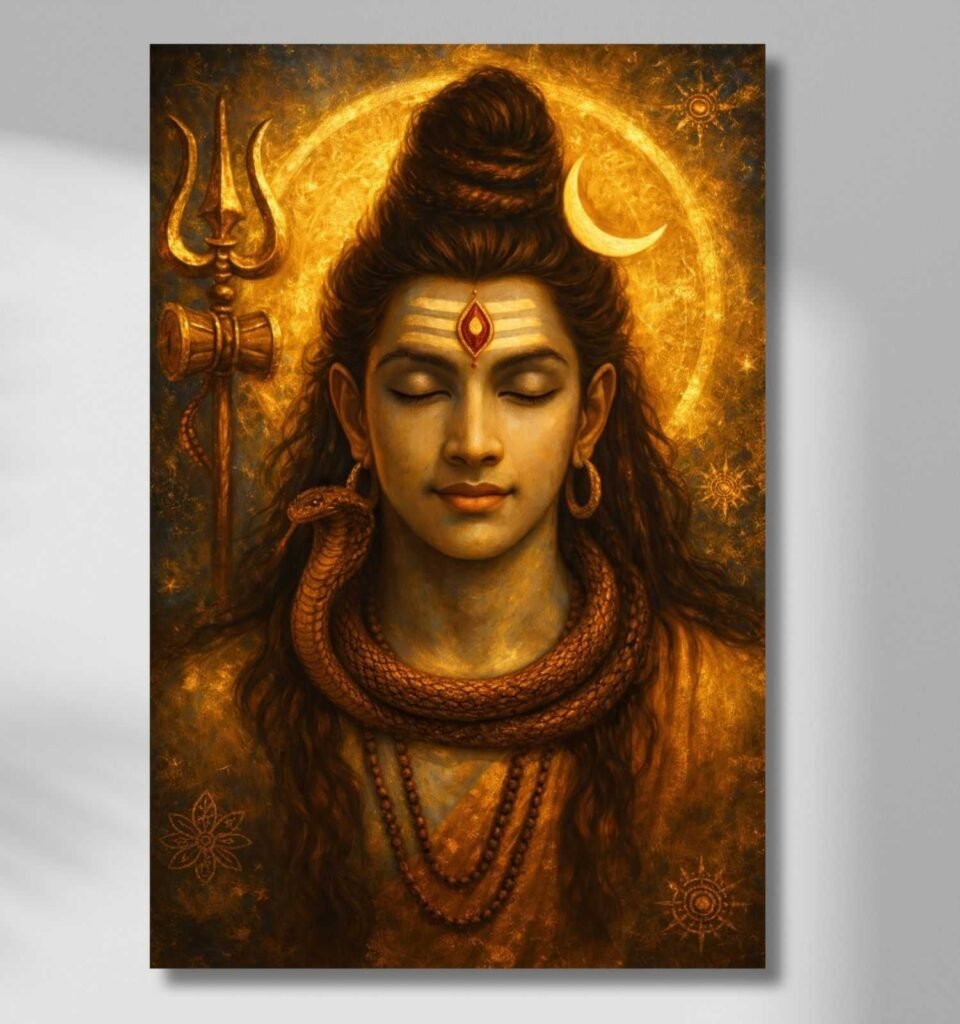 royal lord shiv ji painting3
