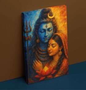 shiv canvas painting By KunjCart2
