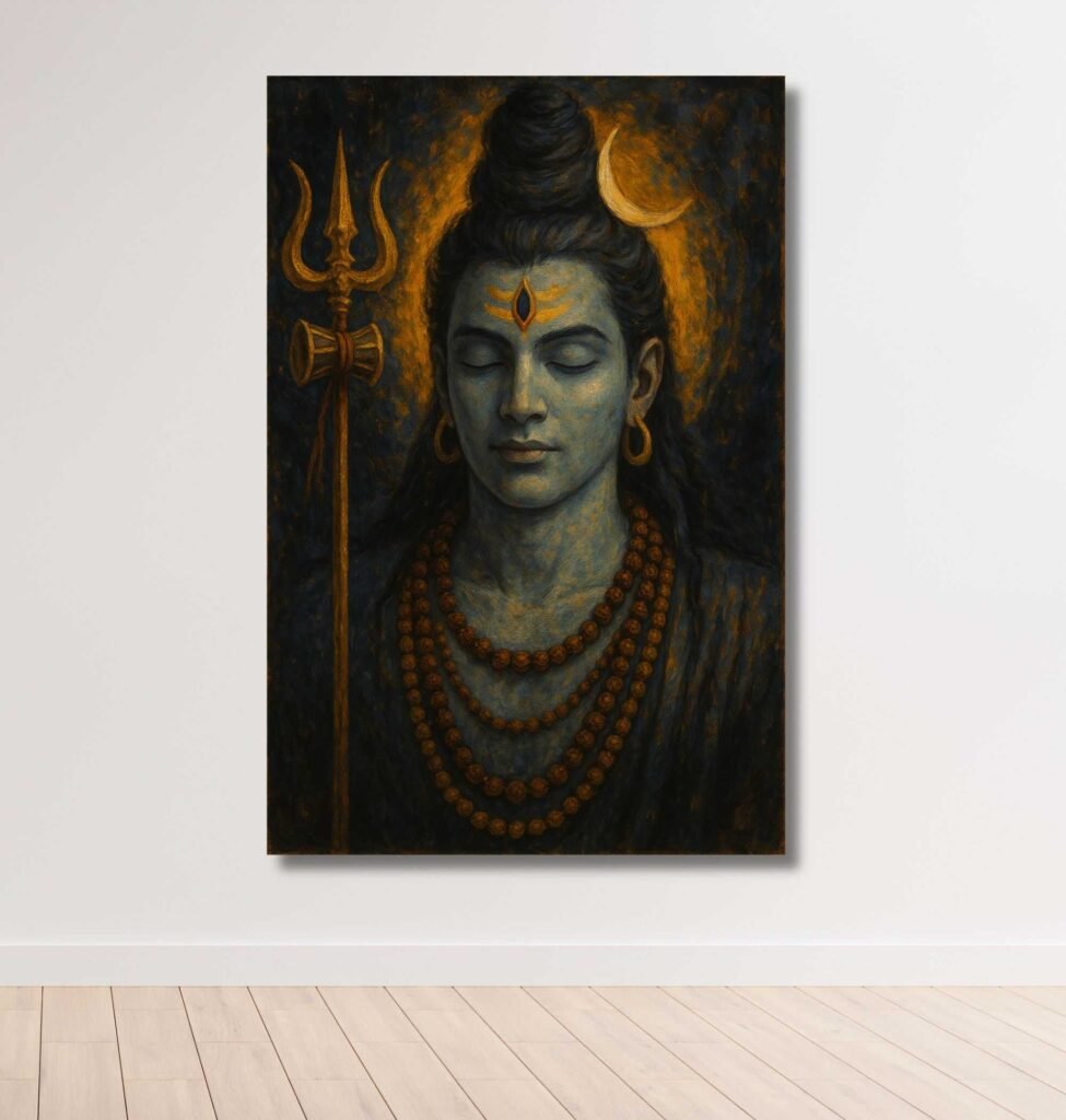 shiv canvas painting1