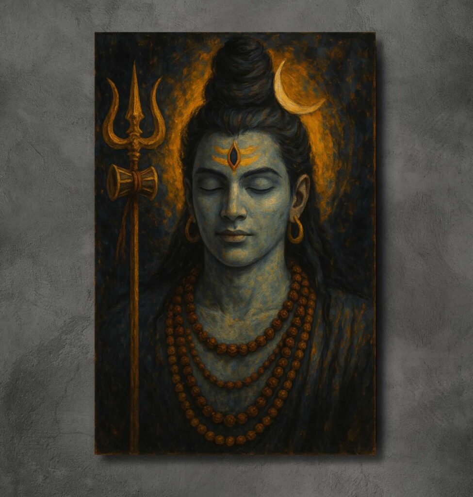 shiv canvas painting1