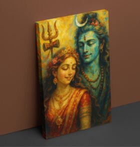 shiva parvati painting1