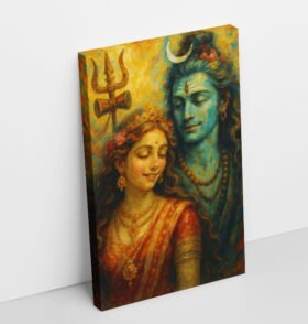 shiva parvati painting2