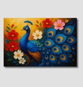 wall decor peacock painting3