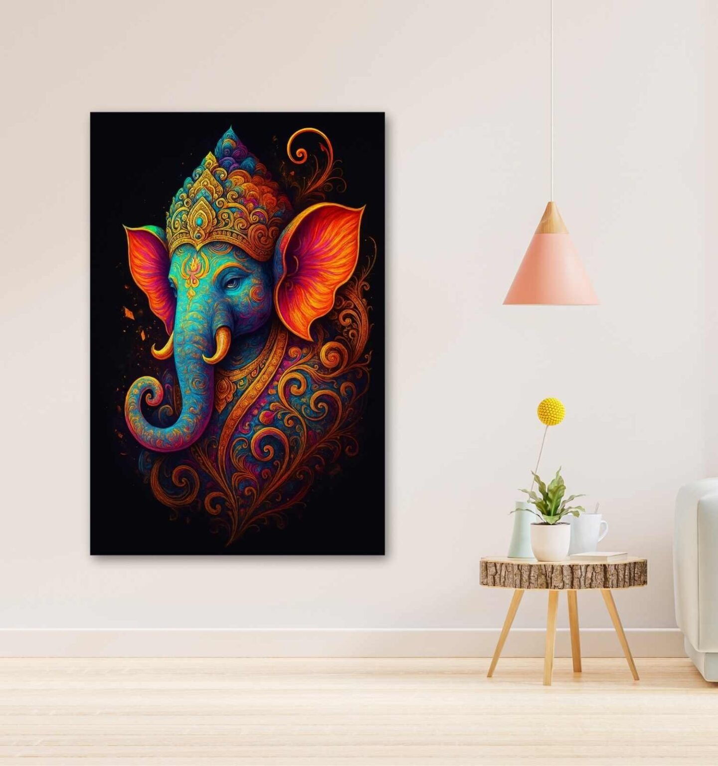 wall painting ganesha4
