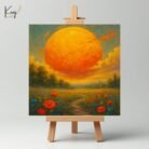 Sunrise mini painting