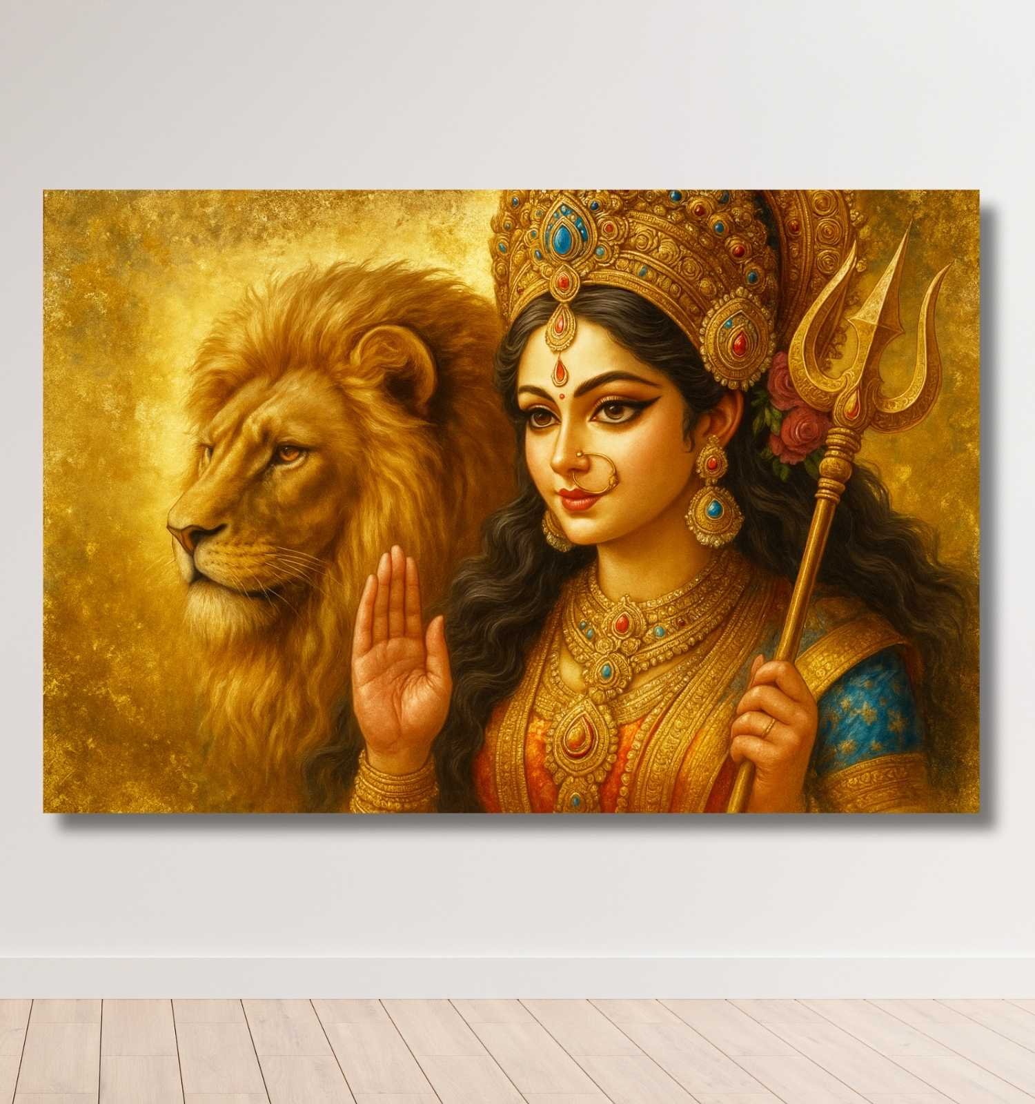 maa durga painting