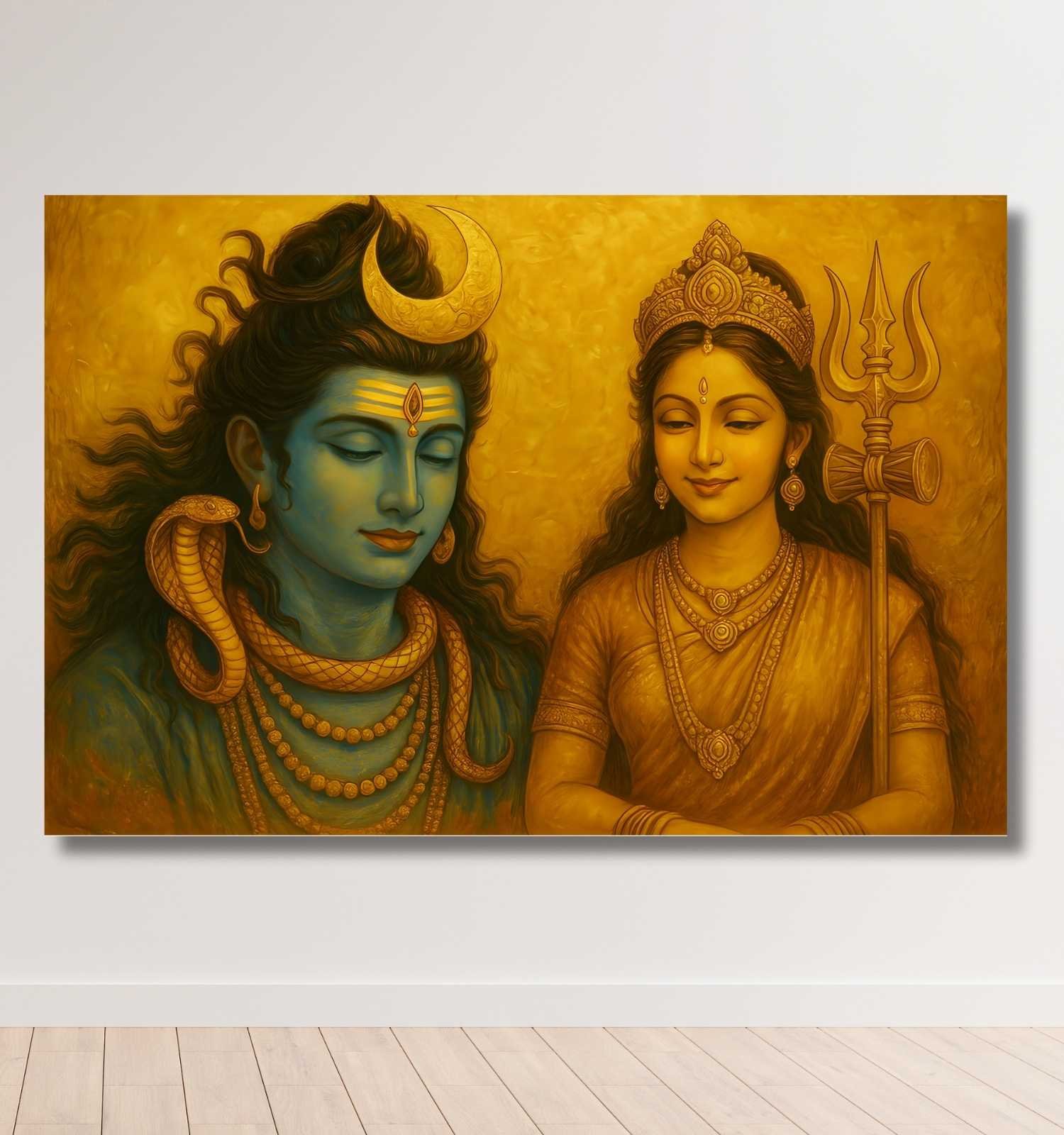 Shiv Parvati Painting