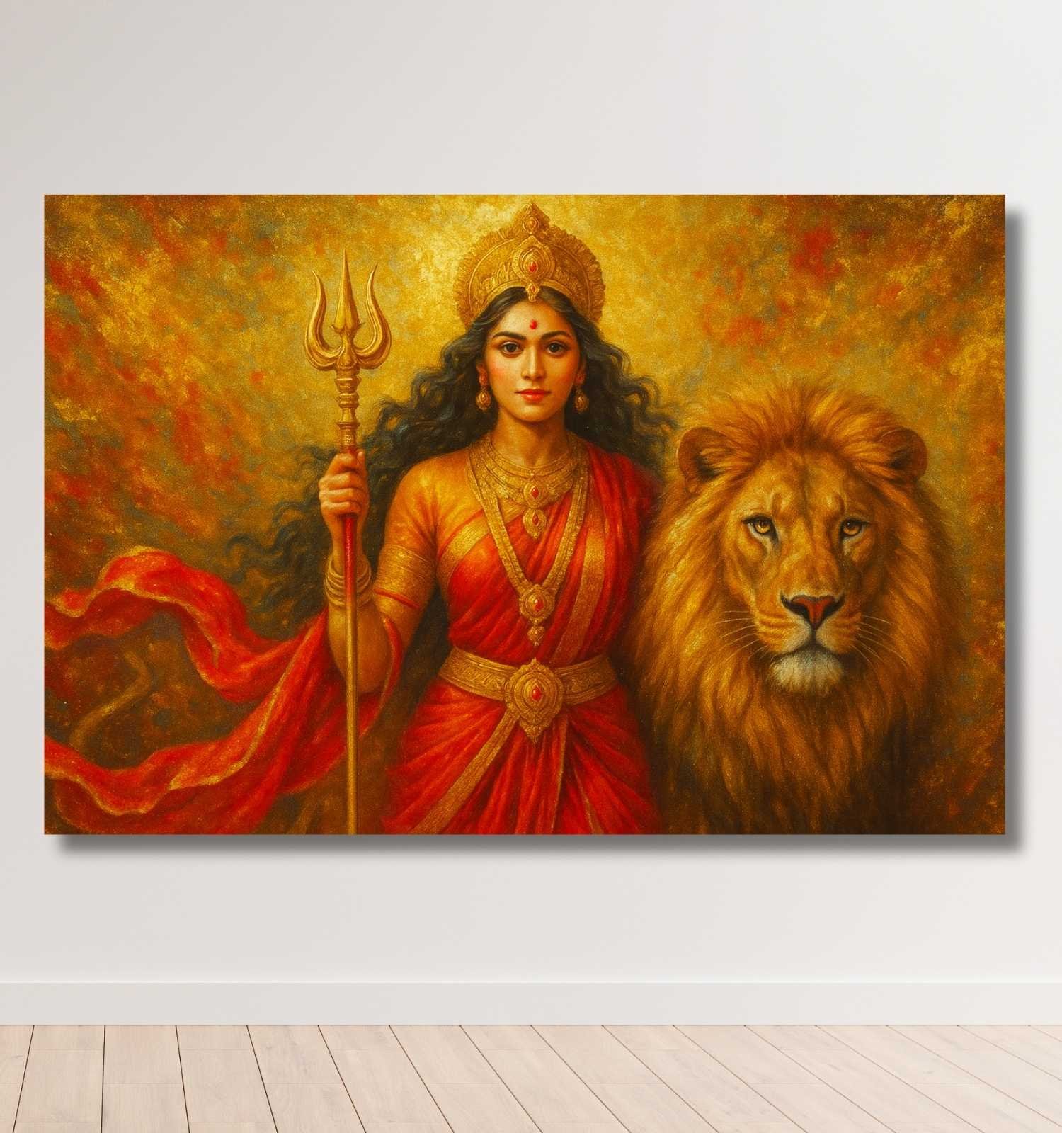 maa durga painting
