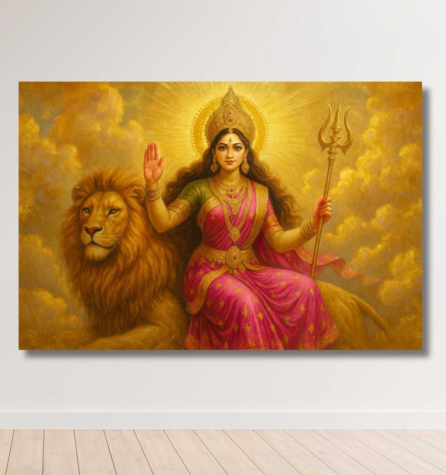maa durga painting