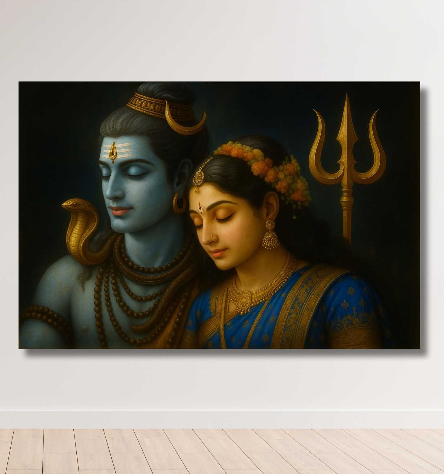 Shiv Parvati Painting