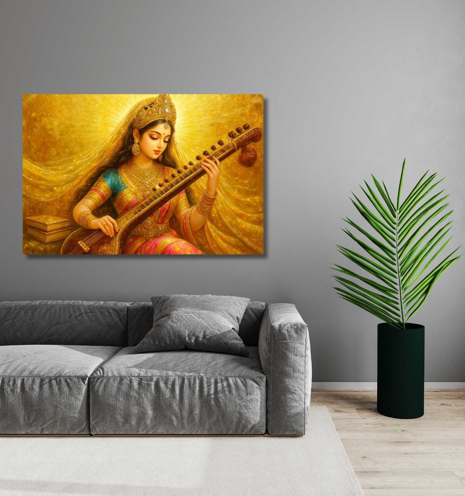 Modern Saraswati Painting