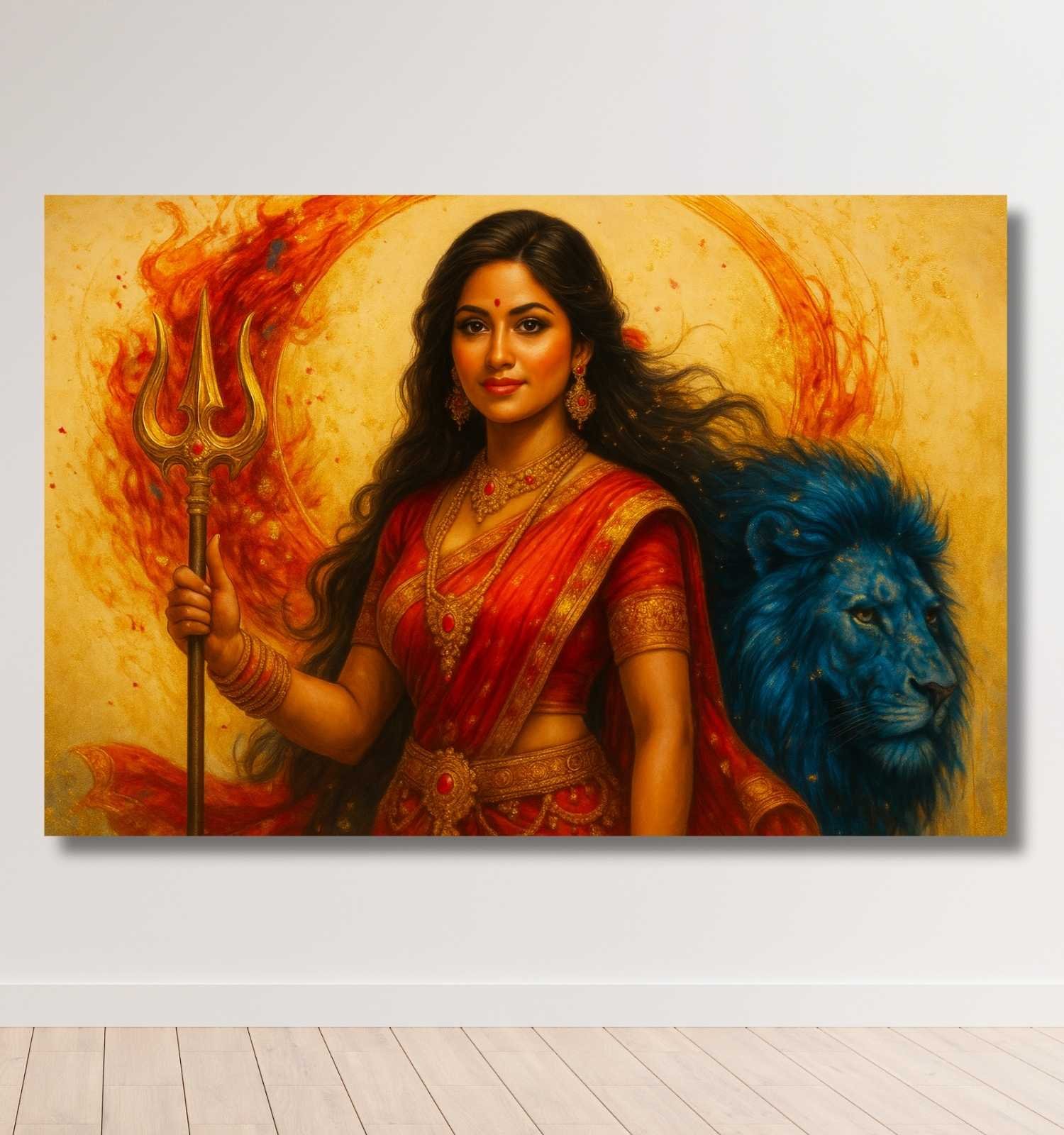 Durga Abstract Painting