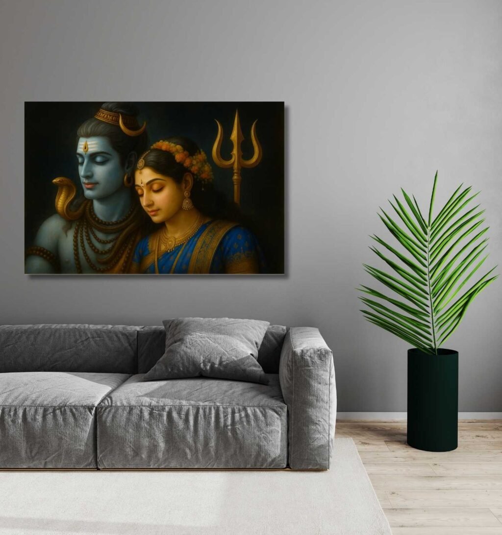 Shiv Parvati Painting