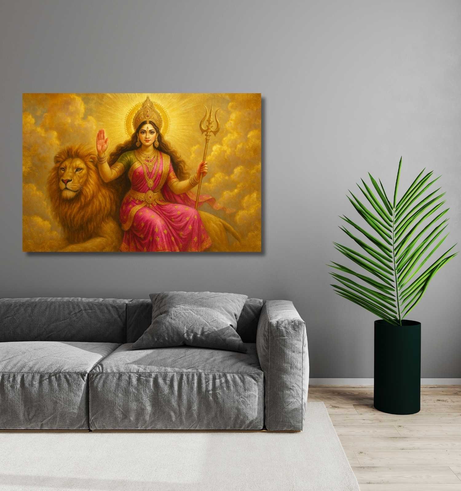maa durga painting