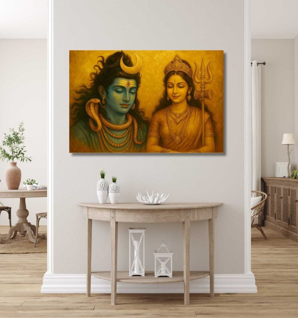 Shiv Parvati Painting