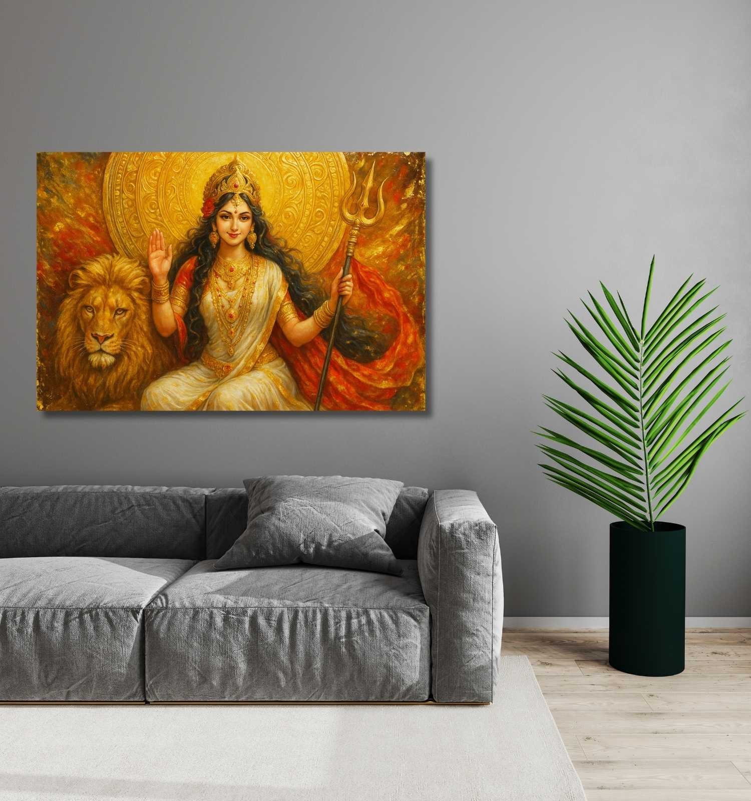 Durga Abstract Painting