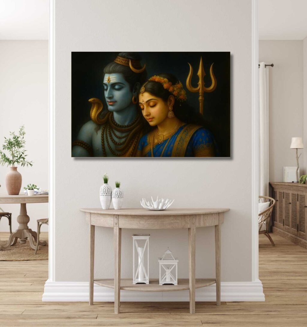 Shiv Parvati Painting