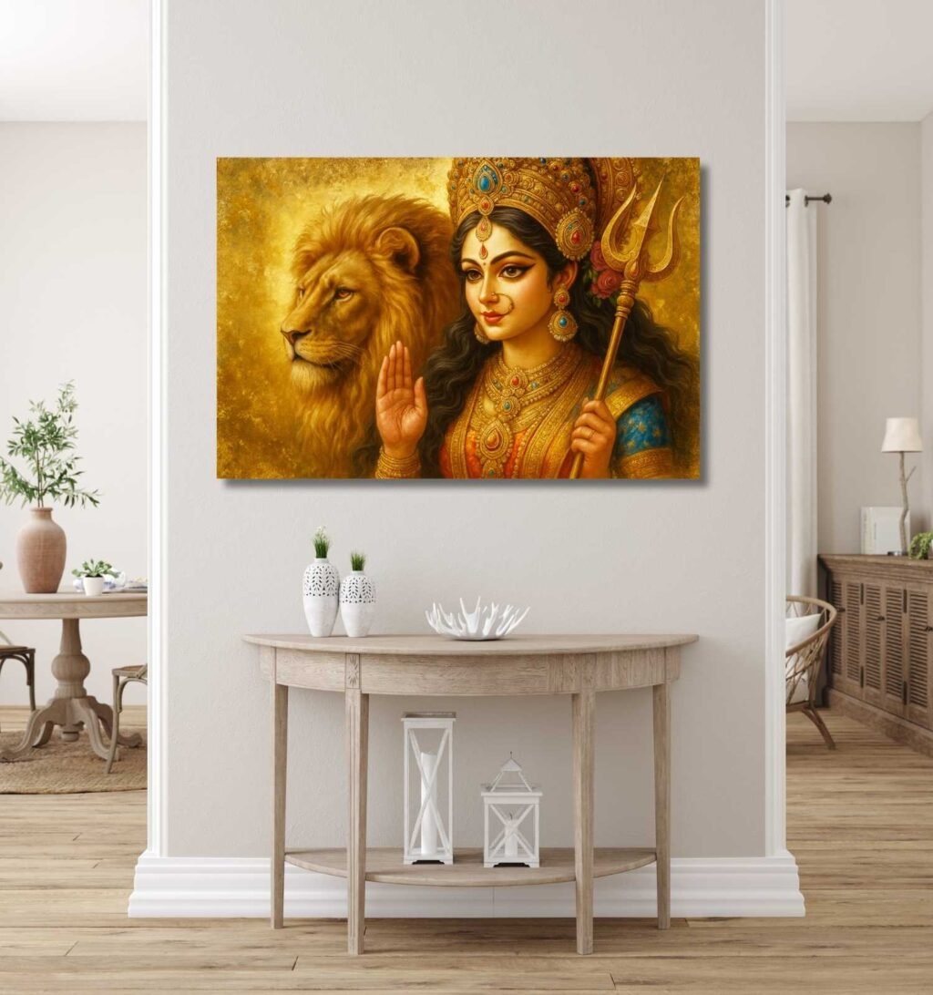 maa durga painting