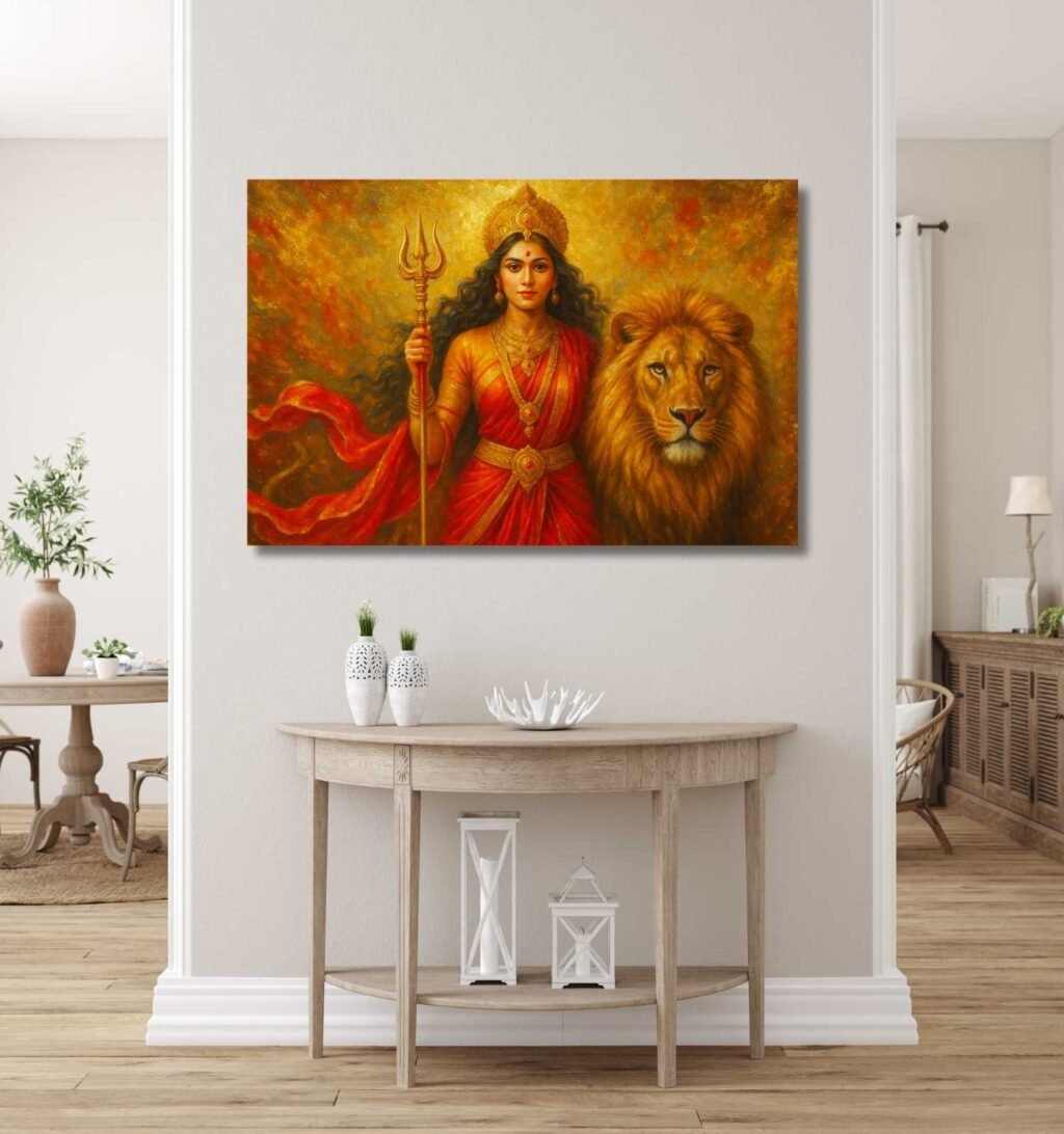 maa durga painting