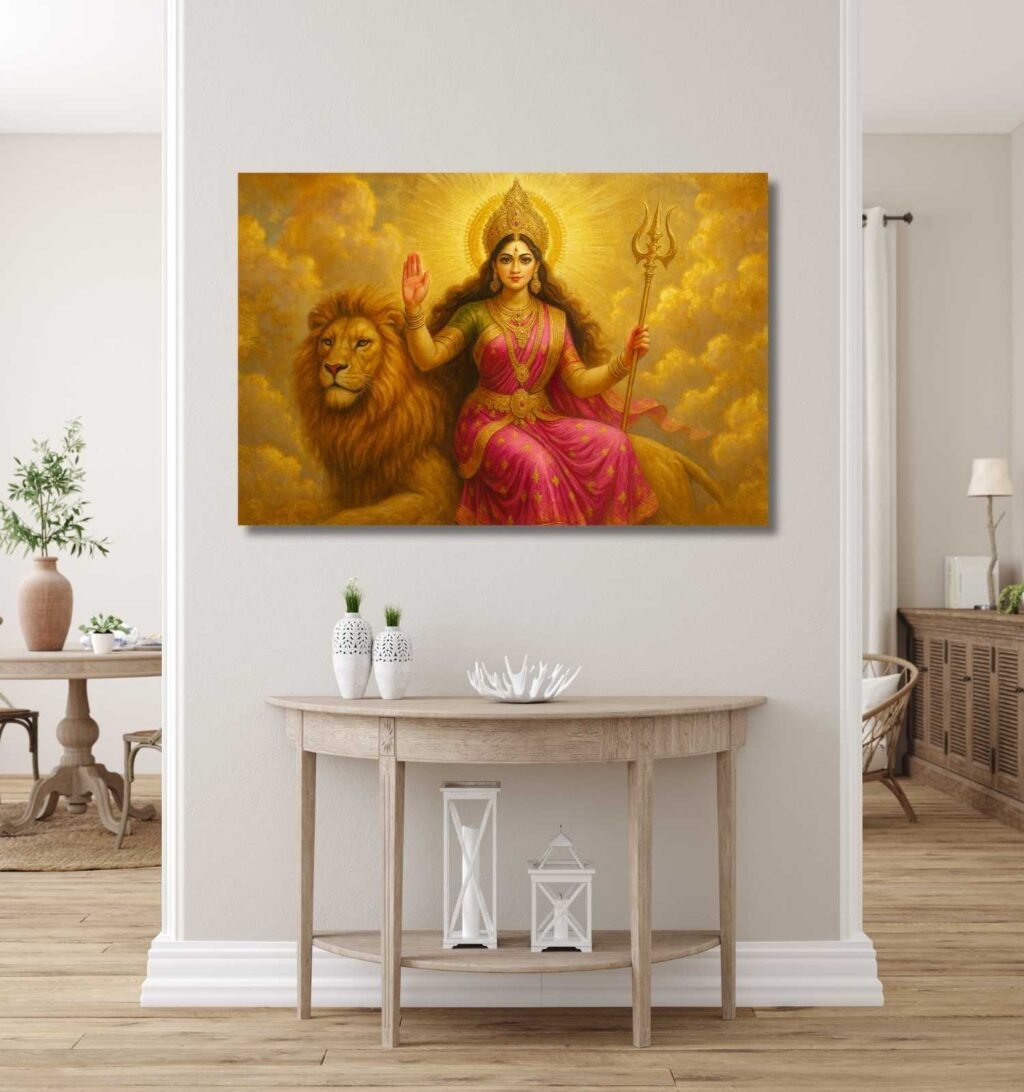 maa durga painting