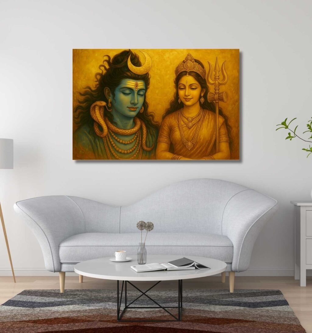Shiv Parvati Painting