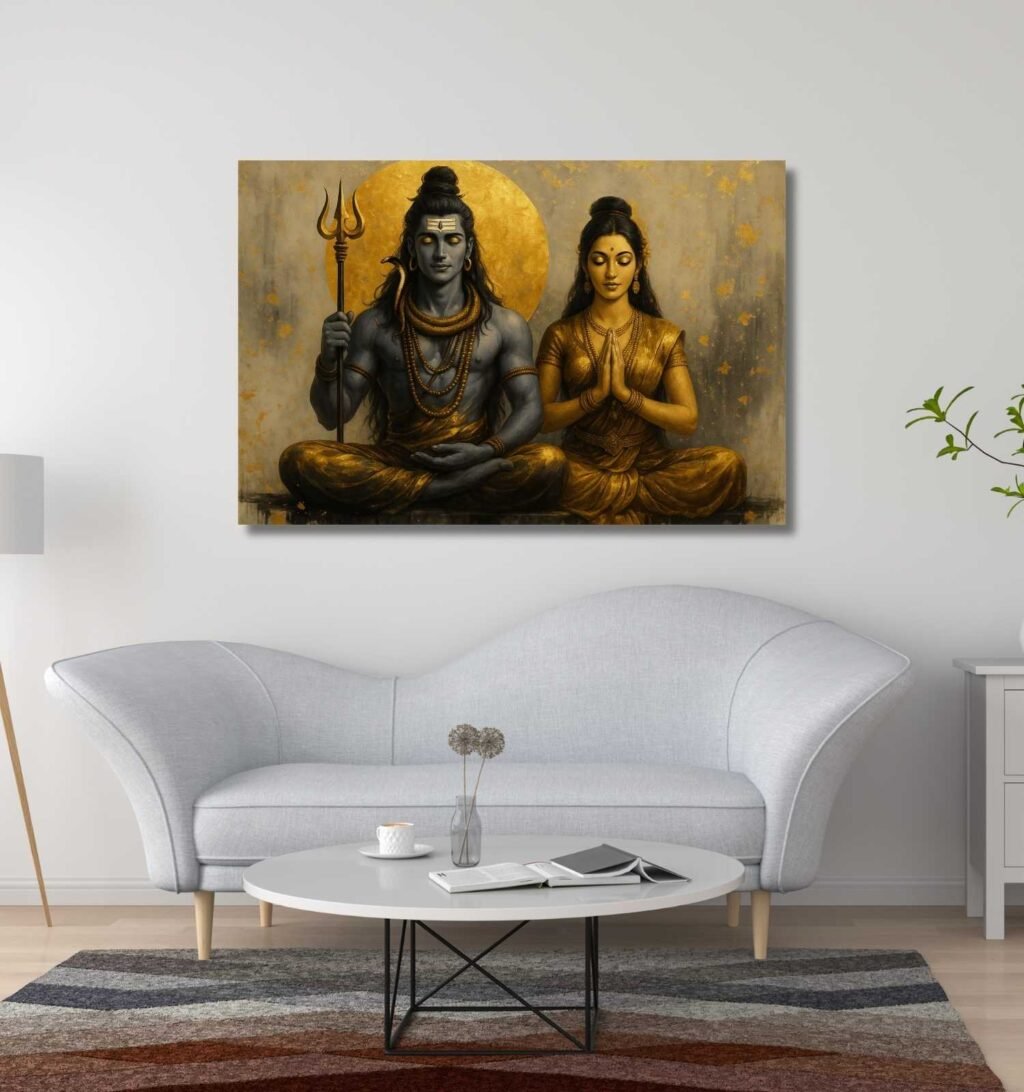 Shiv Parvati Painting