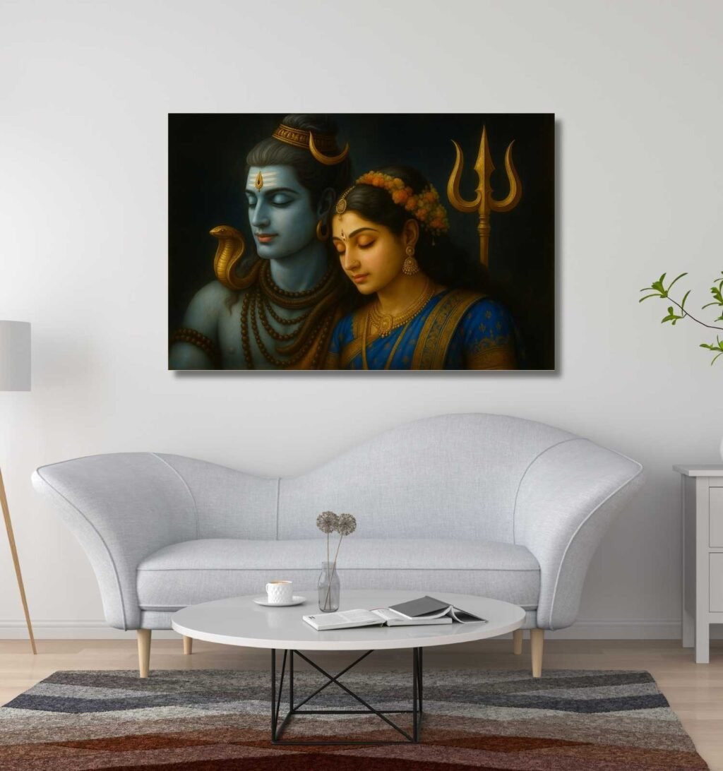 Shiv Parvati Painting