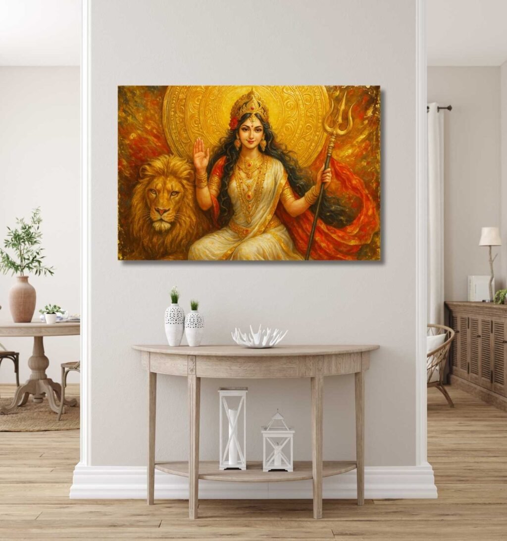Durga Abstract Painting