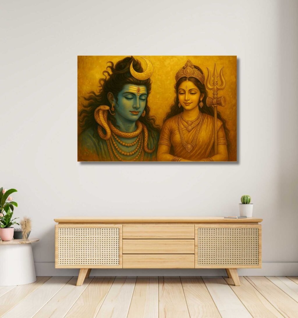 Shiv Parvati Painting