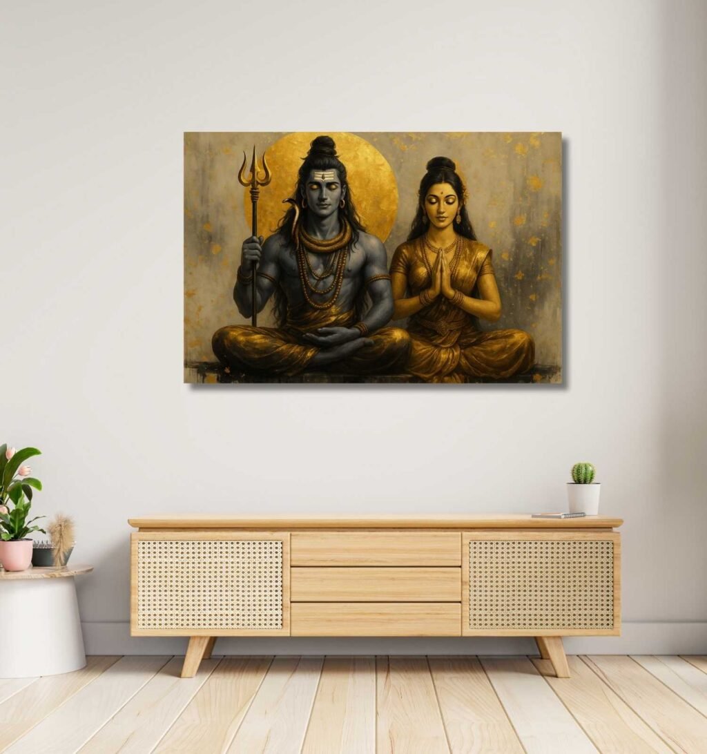 Shiv Parvati Painting
