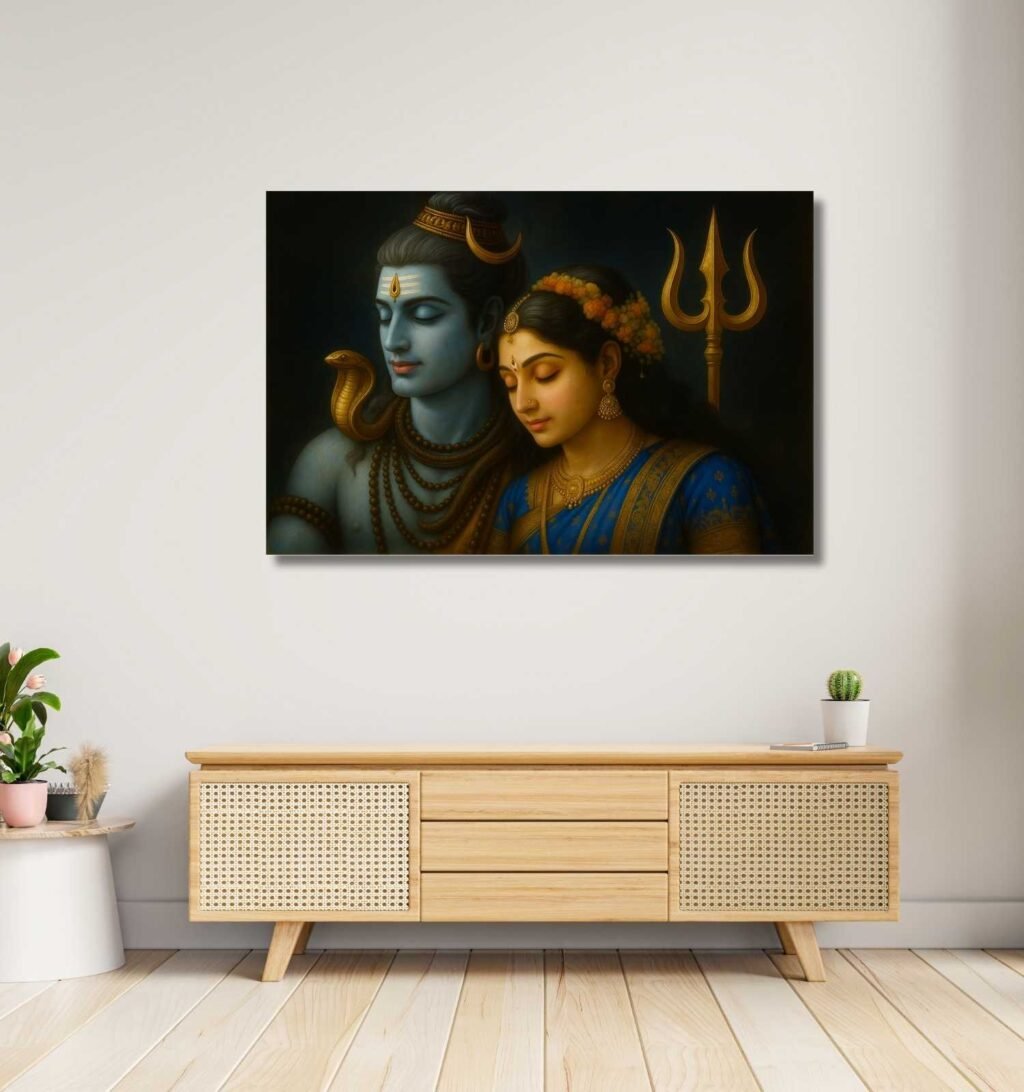 Shiv Parvati Painting