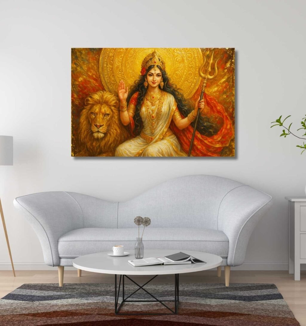 Durga Abstract Painting