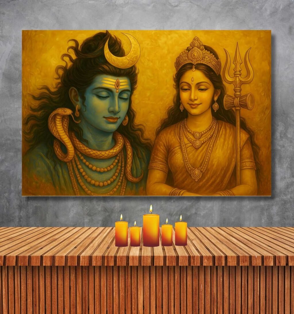 Shiv Parvati Painting