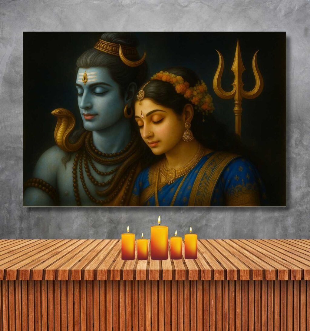 Shiv Parvati Painting