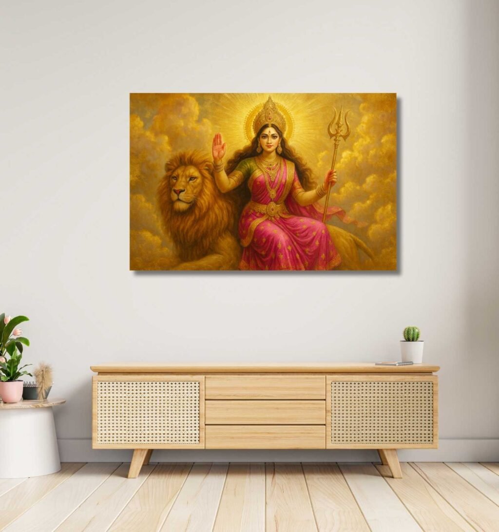 maa durga painting
