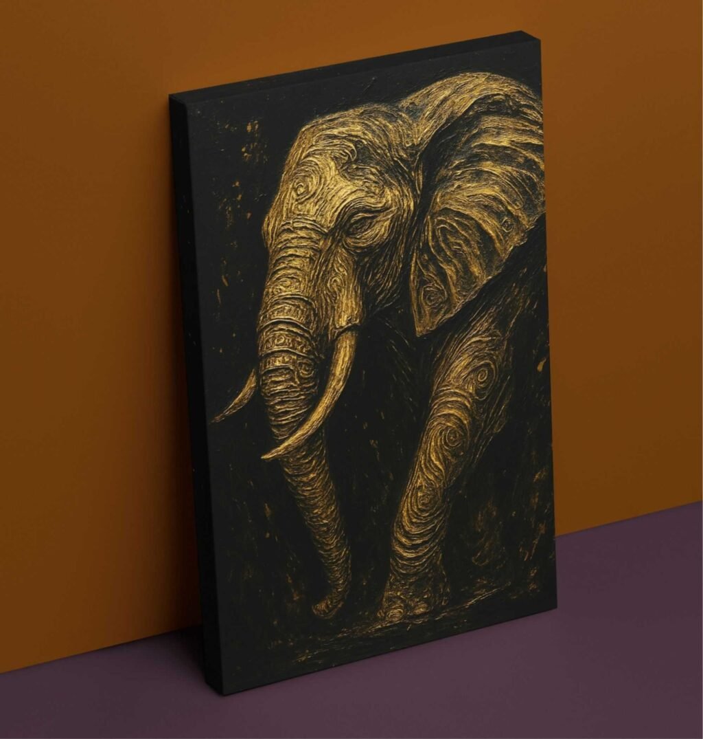 Elephant Painting For Wall Vastu