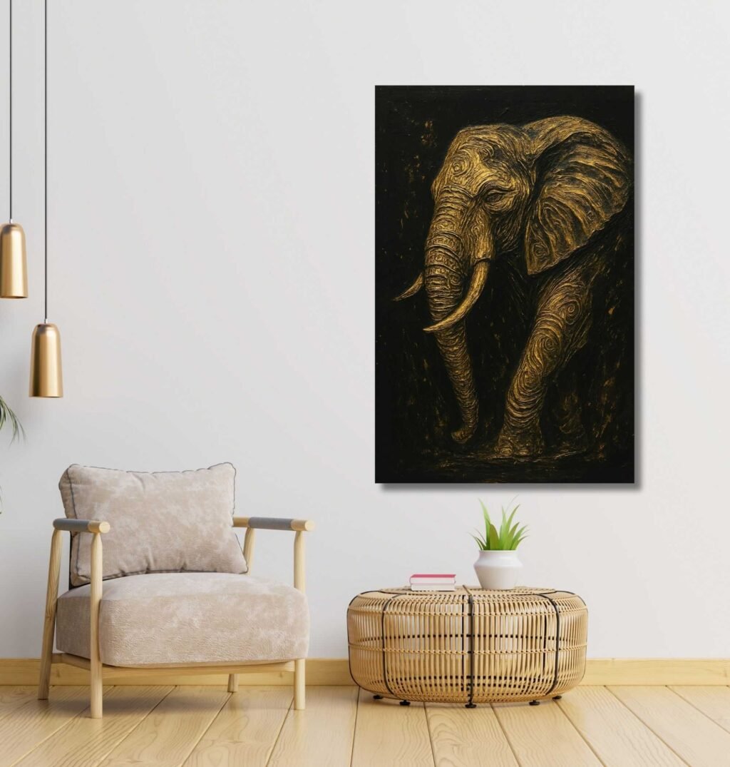 Elephant Painting For Wall Vastu