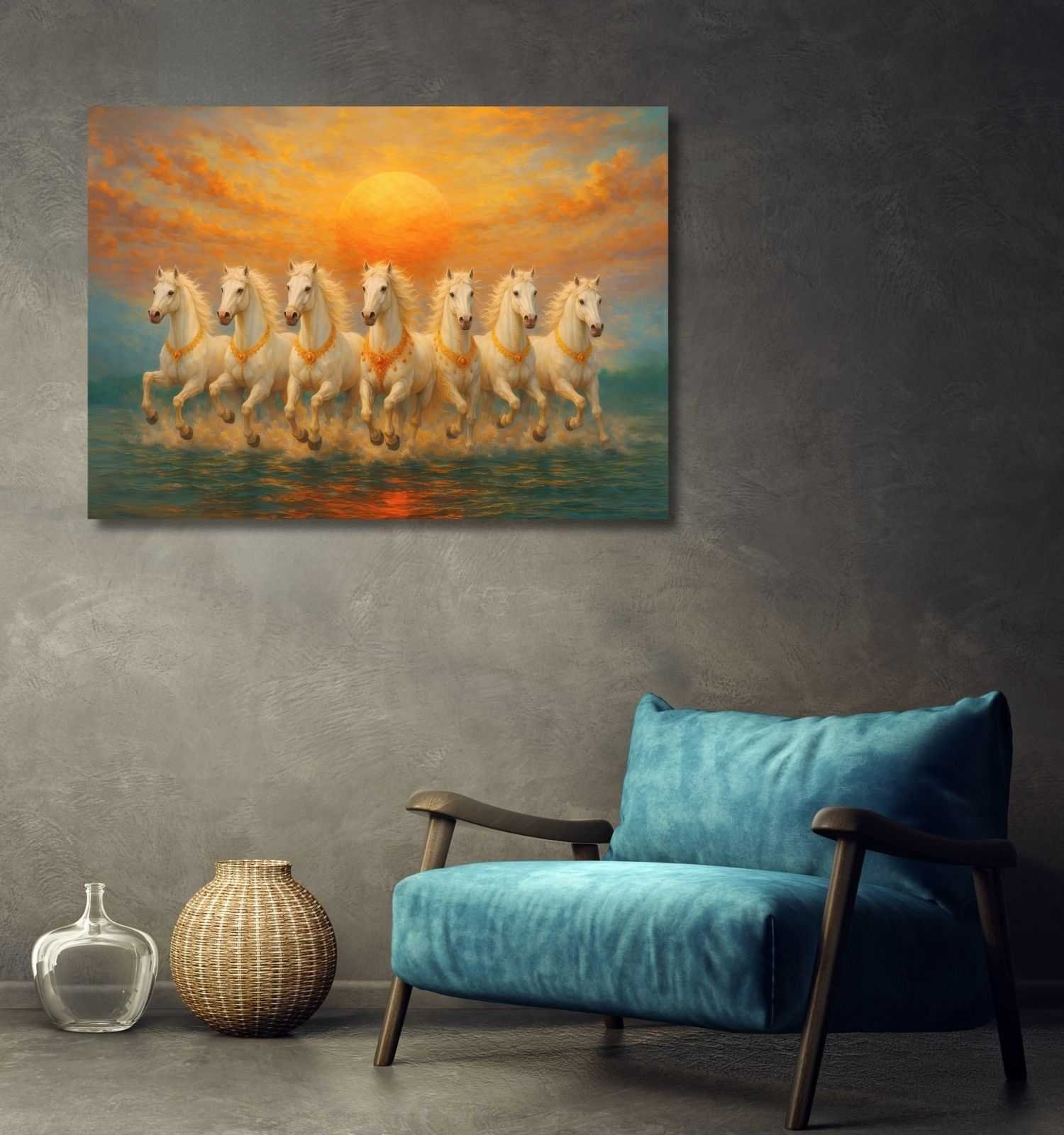 7 HORSE VASTU PAINTING4