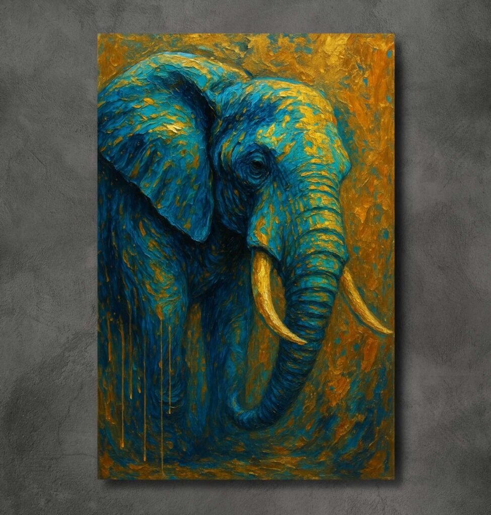 Abstract Elephant Painting2