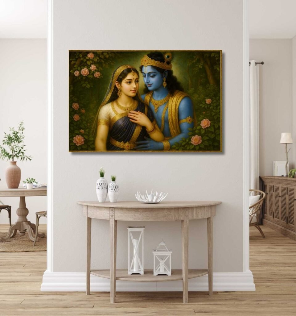 Beautiful Radha Krishna Painting7