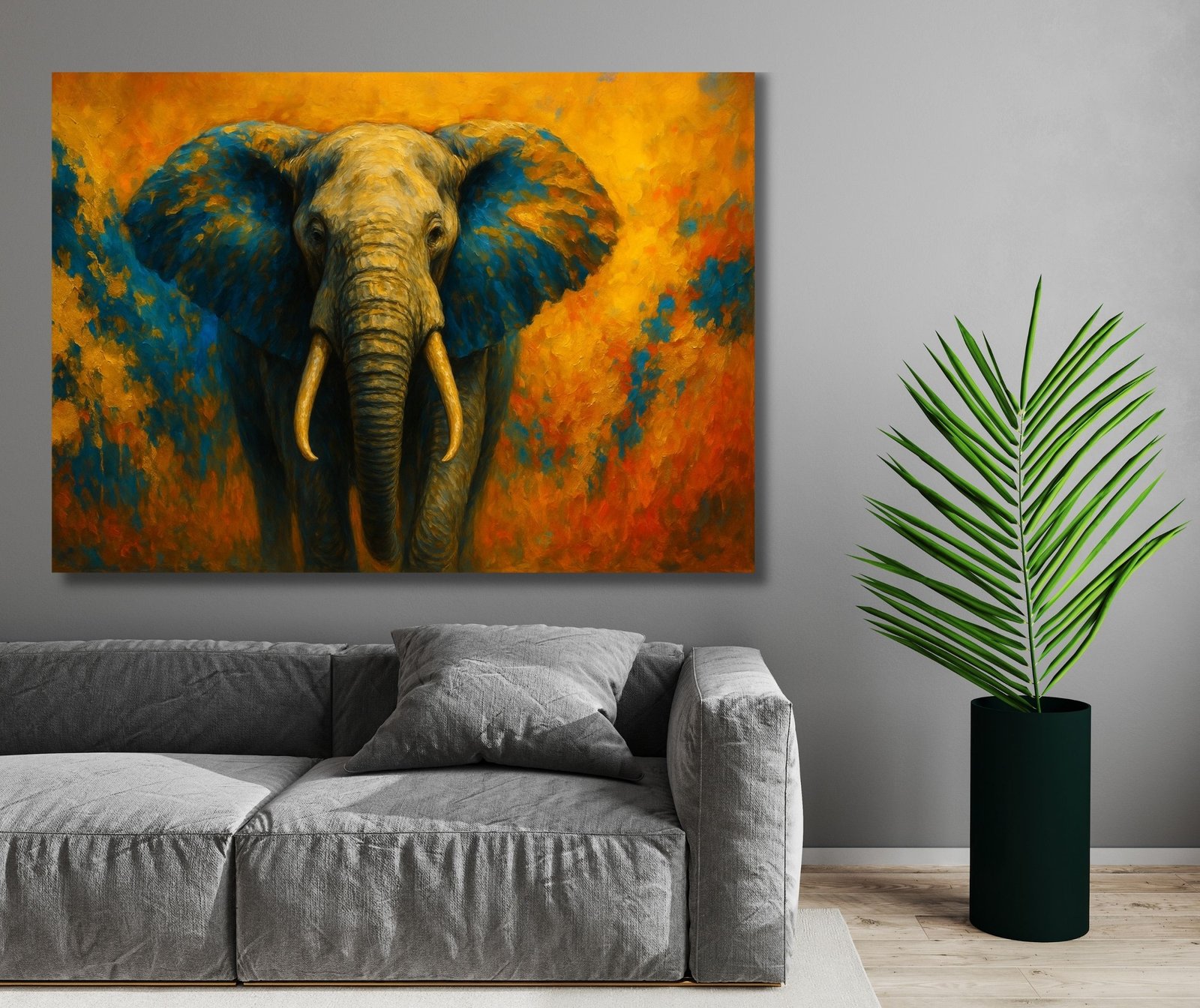 Elephant Painting For Wall Vastu