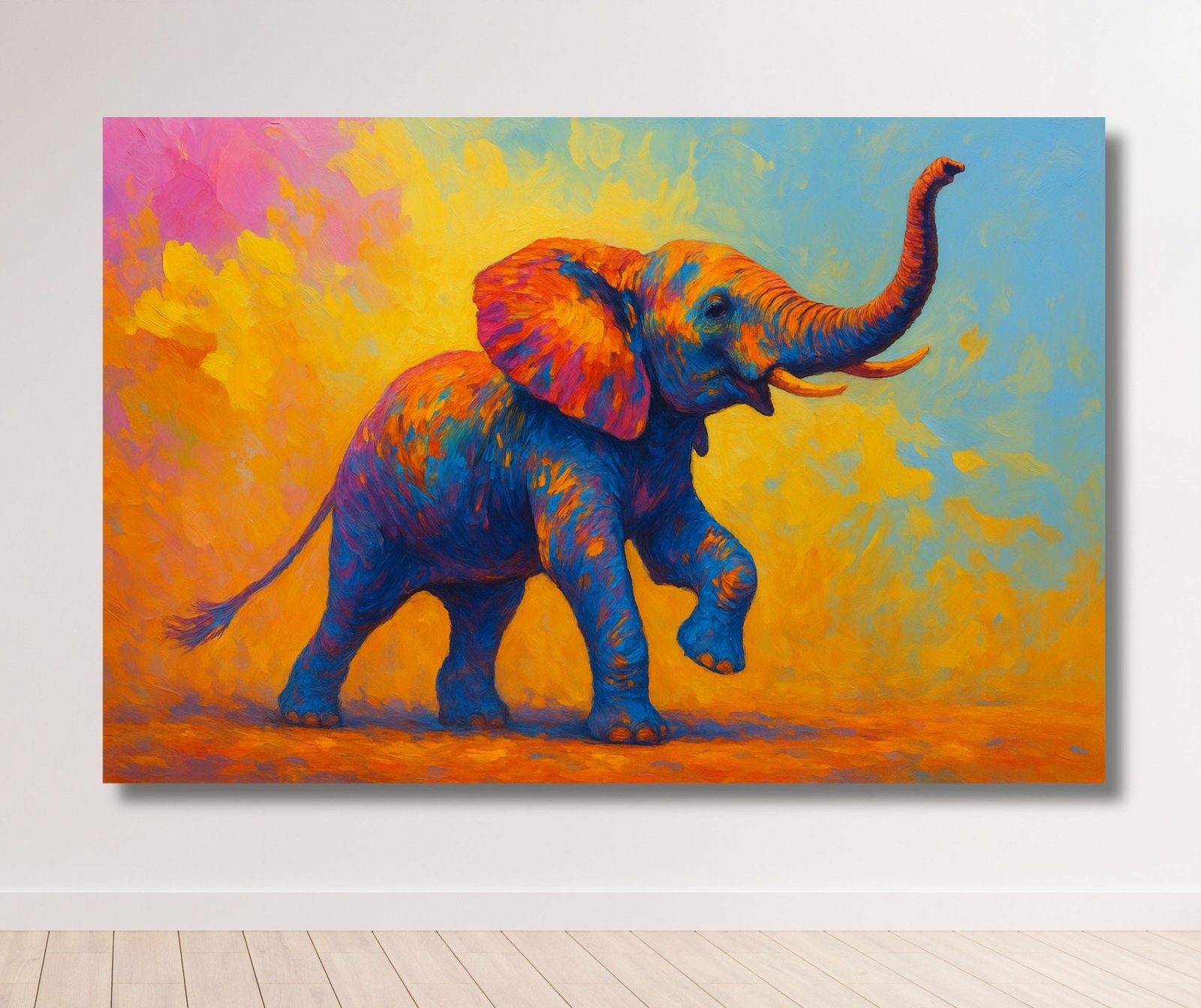 Abstract Elephant Painting