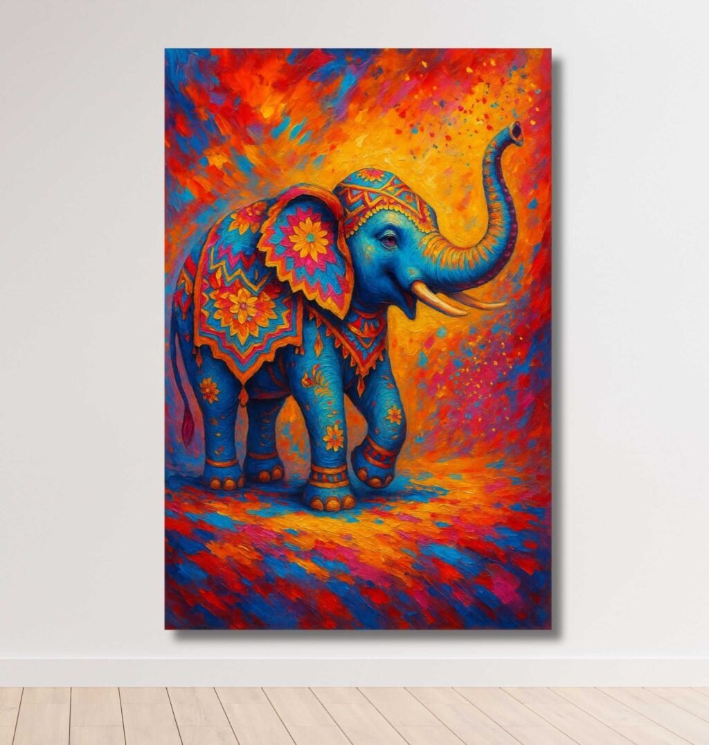 Elephant Painting For Wall Vastu