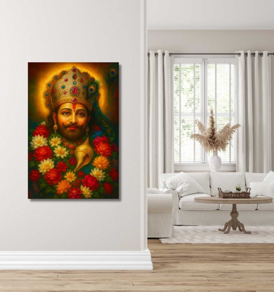 Khatu Shyam canvas Painting1