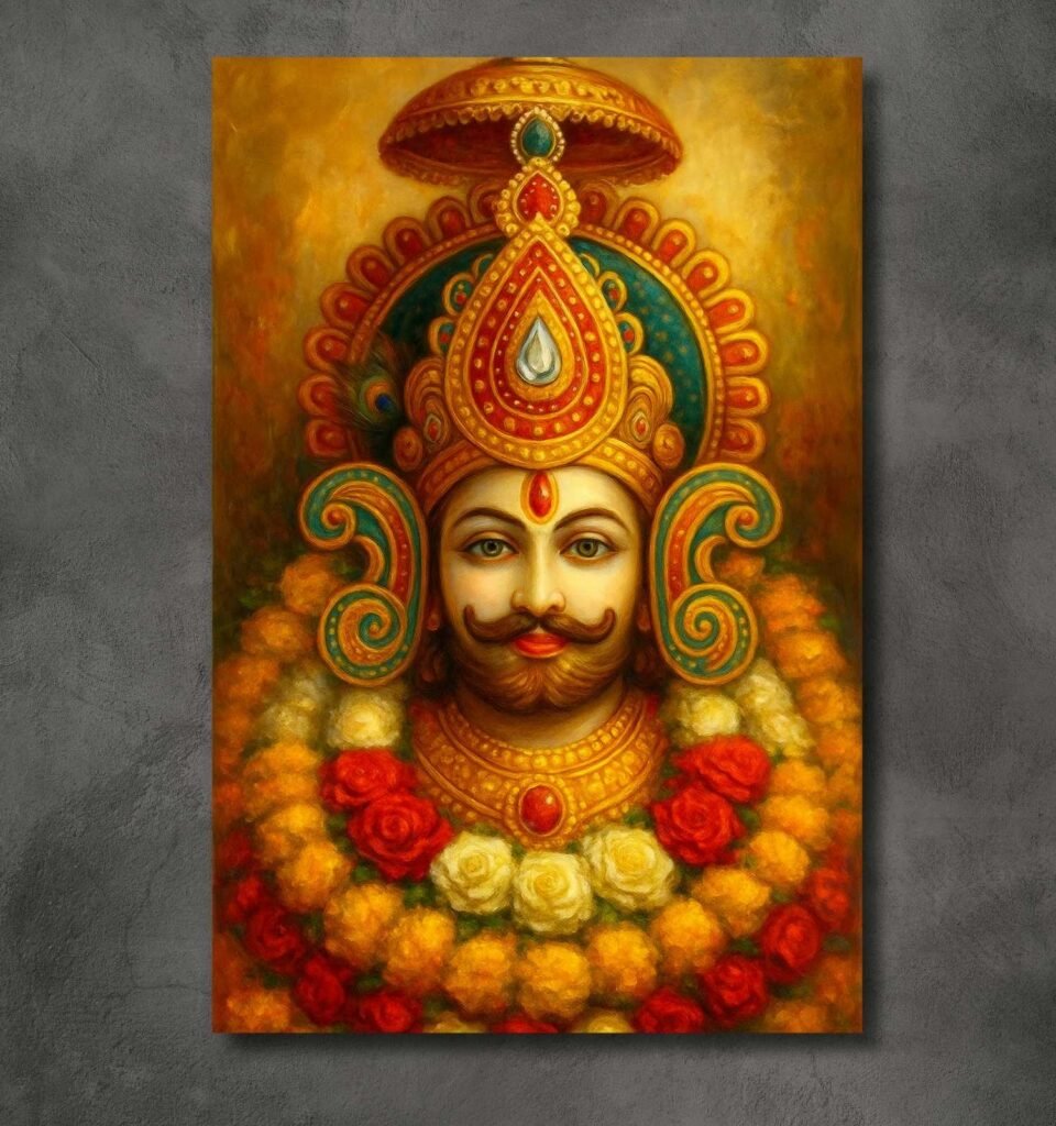 Khatu Shyam ji Painting1