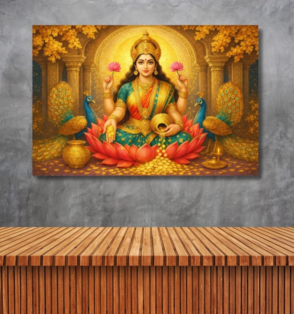 MAA LAKSHMI PAINTING5