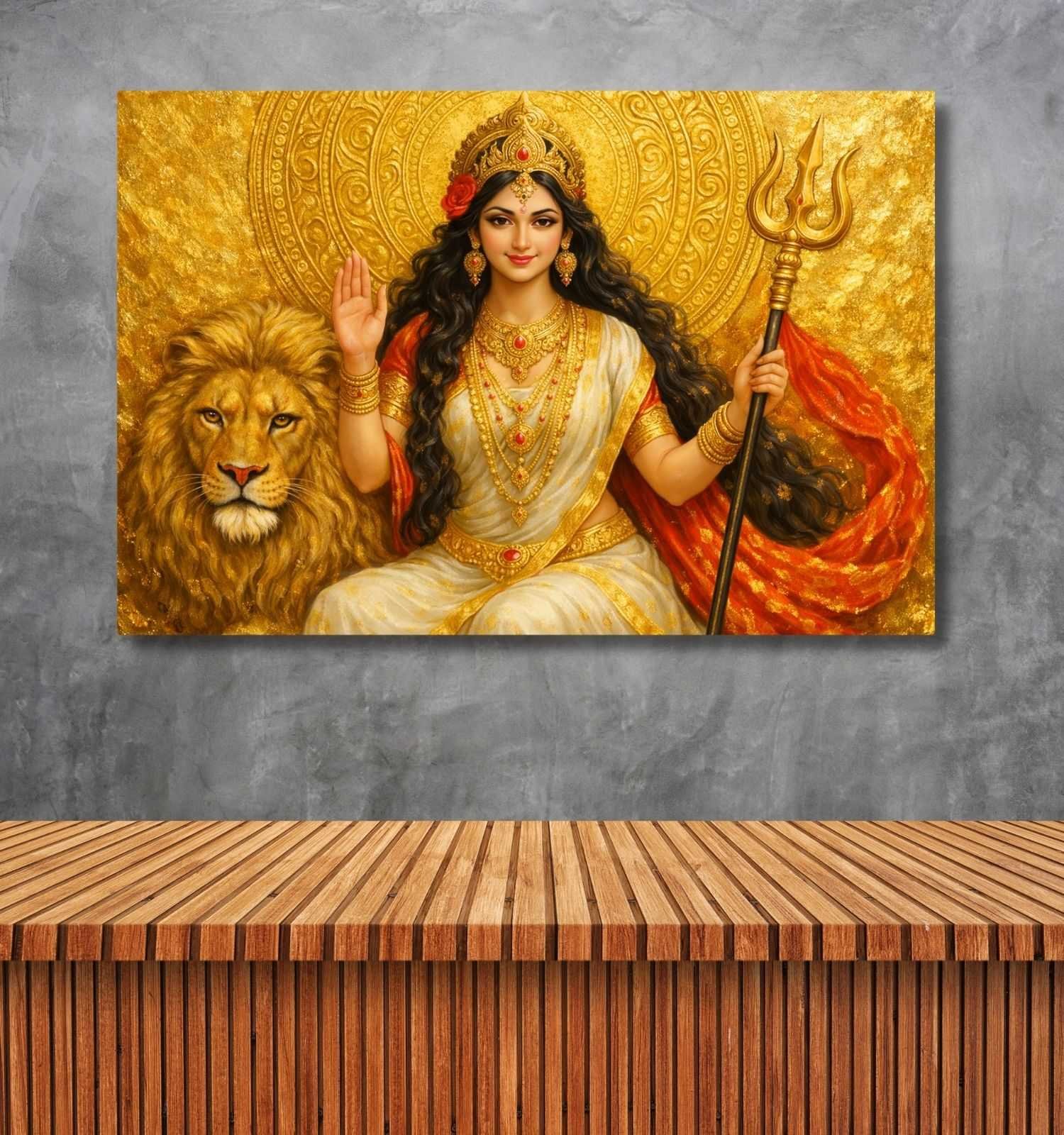Maa Durga CANVAS Painting 1