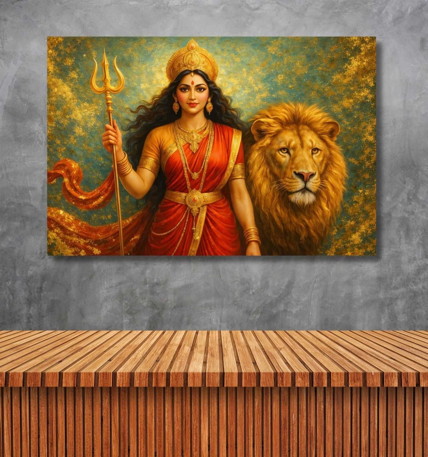 Maa Durga Wall Painting 1